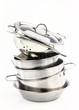 Group of stainless steel kitchenware
