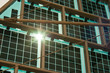 Solarzellen von hinten