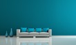 Wohndesign - Sofa türkis