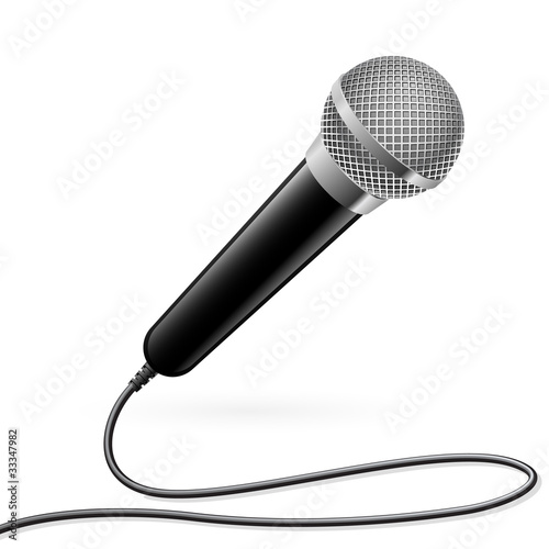 Vector: Microphone for Karaoke Microphone for Karaoke