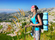 Traveling girl Traveling girl