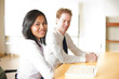 Beautiful Asian Business Woman Meeting