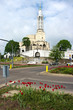 Crossroads near the church of st. Roch in Bialystok, Poland