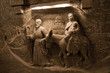 Salt decorations in Wieliczka Salt Mine
