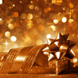 Christmas background in copper