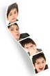 Photo: Photo Booth Strip Child Making Faces Photo Booth Strip Child Making Faces