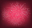 Starry firework
