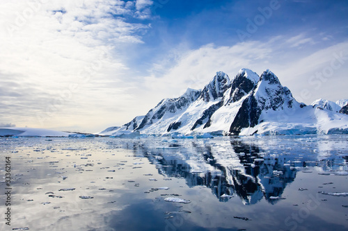 Photo: Snow-capped mountains Snow-capped mountains