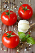 Summer tomatoes.