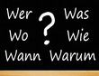 Die 6 W-Fragen