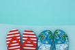Badeschuhe am Pool