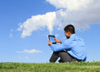 Foto: businessman with digital tablet businessman with digital tablet