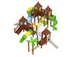 Wooden playground