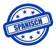 Sternen Stempel blau rel SPANISCH