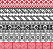 American culture pattern. Vector illustration