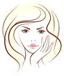 beauty woman face. beauty woman face.