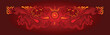 two fighting chinese red dragons two fighting chinese red dragons