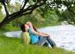 couple in the park couple in the park