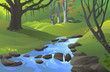 FRESH WATER STREAM IN AMAZON FOREST FRESH WATER STREAM IN AMAZON FOREST