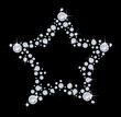 Stern aus Diamanten Stern aus Diamanten