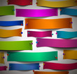 Colorful Paper Cuts with Pins, no clipping mask used.