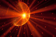 orange party lights