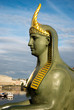 Sphinx on Egyptian bridge.Fontanka river. St. Petersburg, Russia Sphinx on Egyptian bridge.Fontanka river. St. Petersburg, Russia