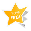 50% free tag