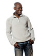 Portrait of a casual man posing in studio