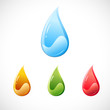colorful drops