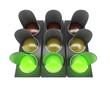 Ampeln mit Freistellungspfad