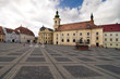 main square historical arhitecture in Sibiu Transylvania Romania main square historical arhitecture in Sibiu Transylvania Romania