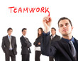 Teamwork concept