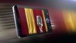 Cell phone Multimedia touchscreen features over world
