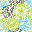 Stylish floral seamless pattern