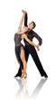 Latino dancers in action Latino dancers in action