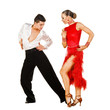 Latino dancers in action Latino dancers in action