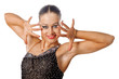 Latino dancer posing