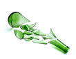 Foto: broken green bottle drink alcohol waste broken green bottle drink alcohol waste