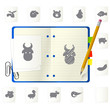 Notepad with icons