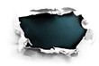 Breakthrough paper hole