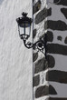 metal luster on black white stone pattern wall, Canary