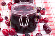 selbstgemachte Kirschmarmelade