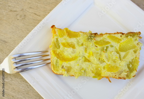 Photo: flan de courgettes flan de courgettes