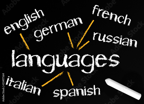 Illustration: Languages - International Business Concept Languages - International Business Concept