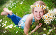 Pretty young woman outdoors