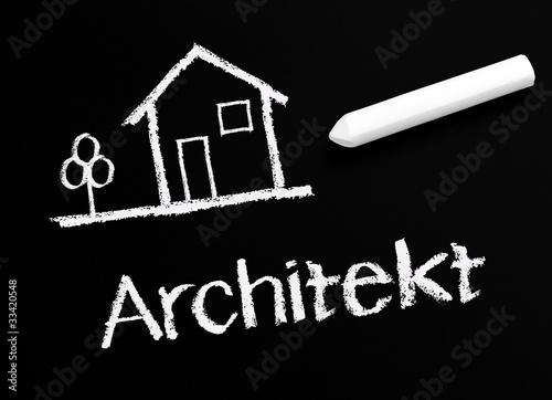 Illustration: Architekt - Immobilien Konzept Architekt - Immobilien Konzept