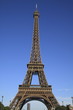Eiffel tower with blue sky