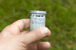 Gehobene Geocachedose