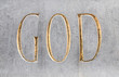 God inscription